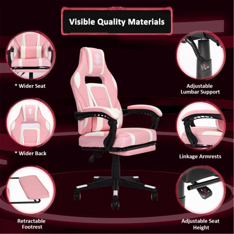 Abrahams Ergonomic Gaming Chair Wayfair